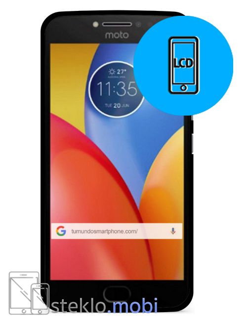 Motorola E4 Menjava ekrana