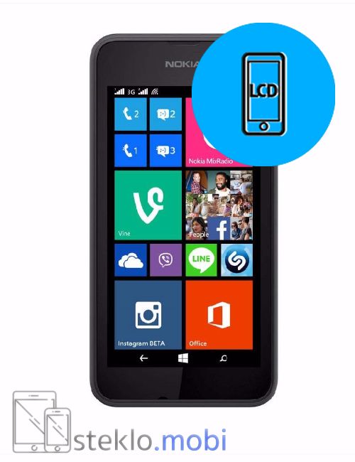 Nokia Lumia 530 Menjava ekrana