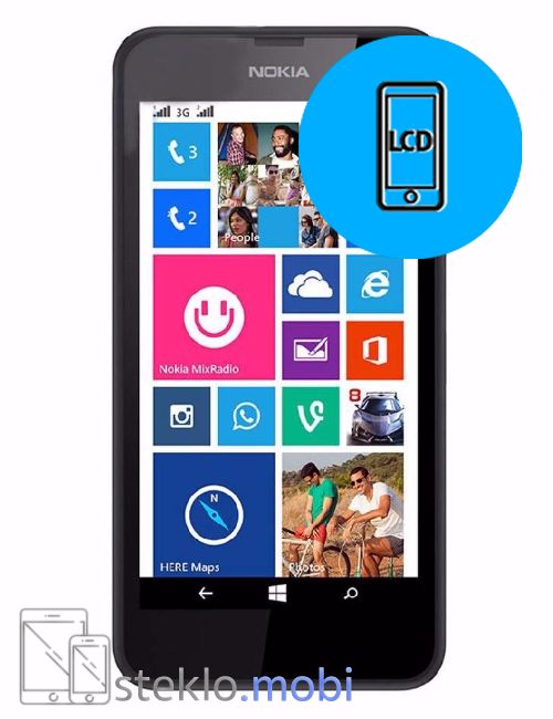 Nokia Lumia 635 Menjava ekrana