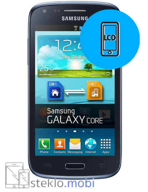 Samsung Galaxy Core Menjava ekrana