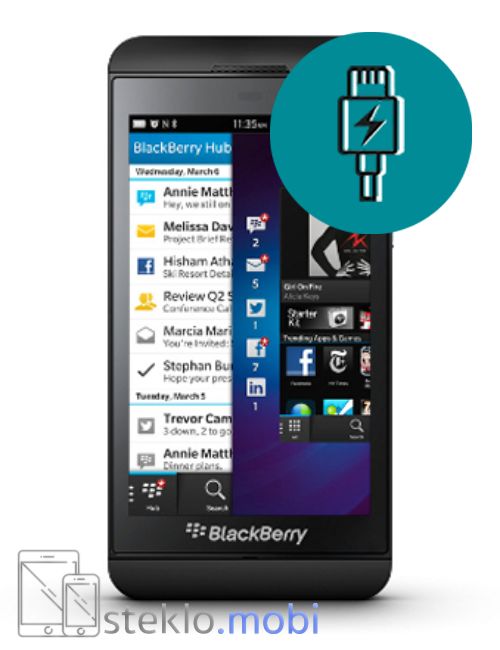 Blackberry Z10 Popravilo polnilnega konektorja