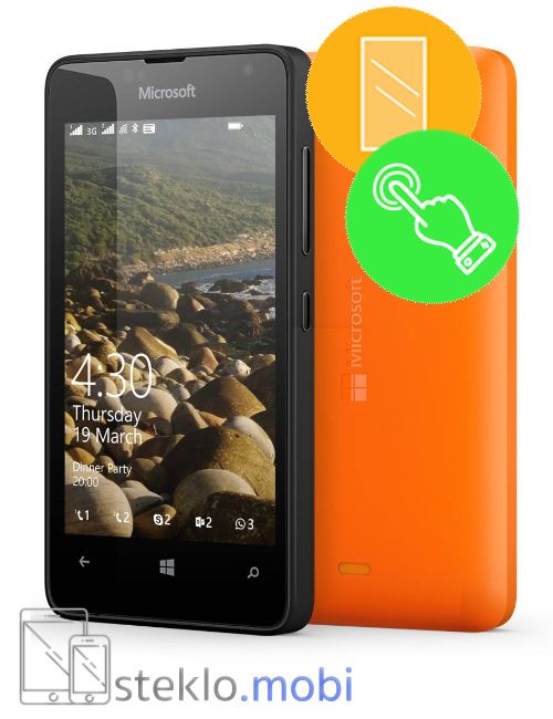 Nokia Lumia 430 Popravilo stekla in touch-a
