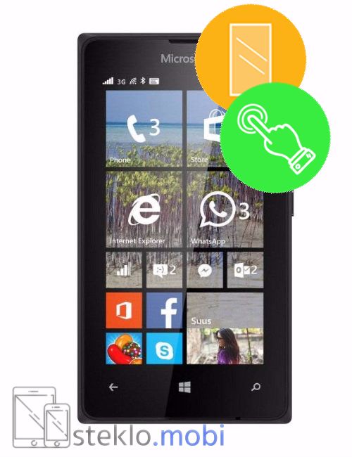 Nokia Lumia 435 Popravilo stekla in touch-a