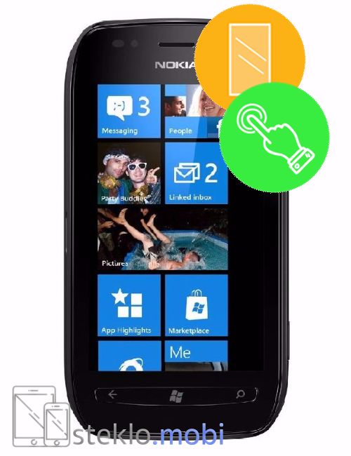 Nokia Lumia 710 Popravilo stekla in touch-a