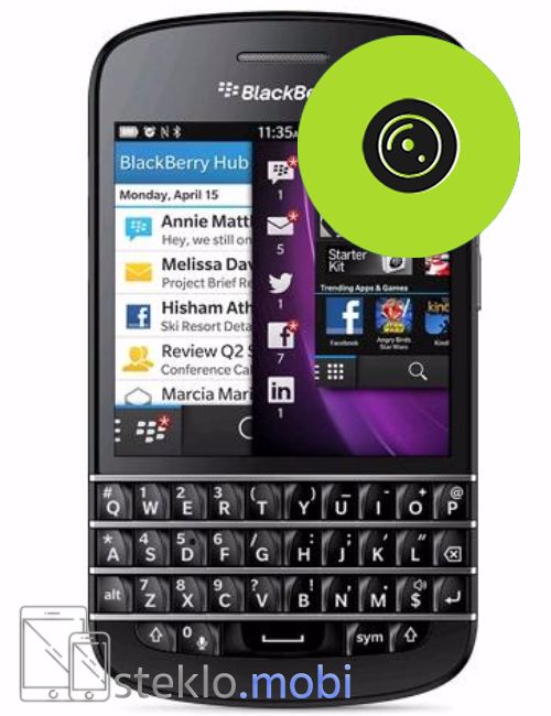 Blackberry Q10 Popravilo stekla kamere