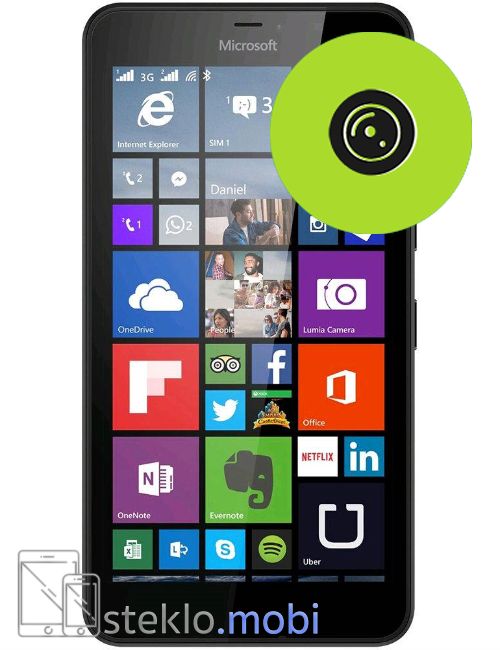 Nokia Microsoft Lumia 640 XL Popravilo stekla kamere