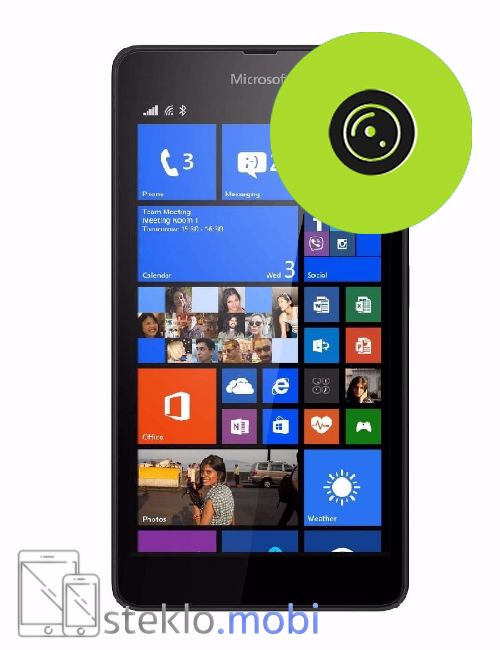 Nokia Microsoft Lumia 535 Popravilo stekla kamere