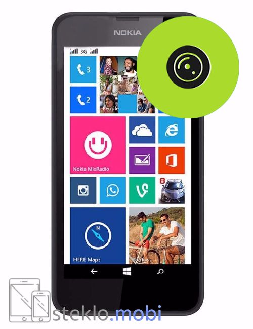 Nokia Lumia 635 Popravilo stekla kamere