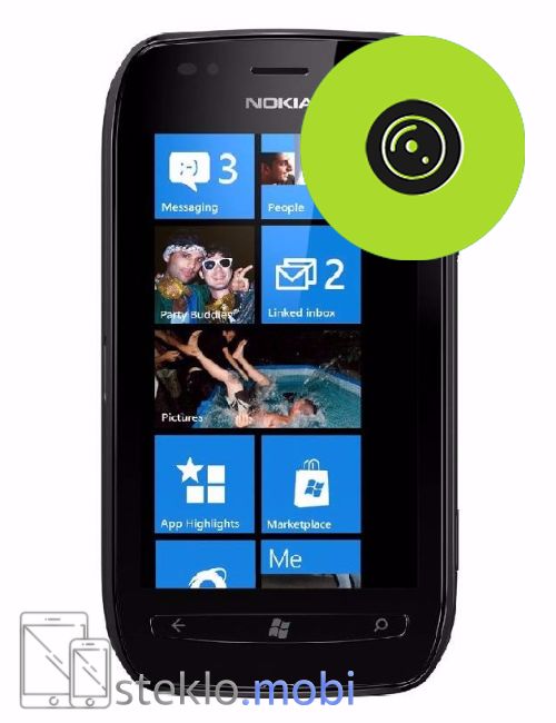 Nokia Lumia 710 Popravilo stekla kamere