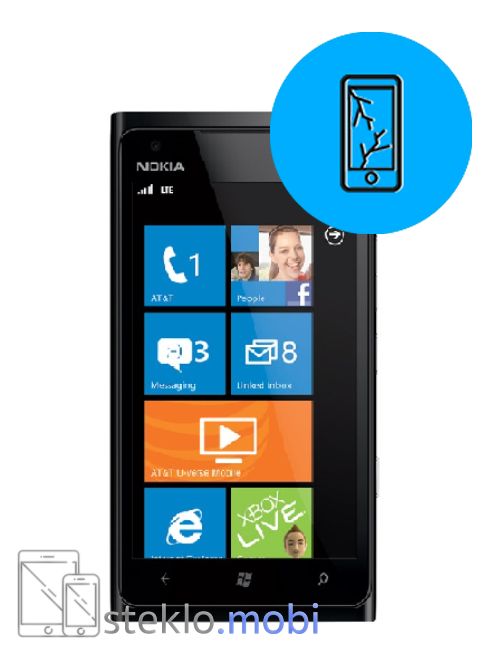 Nokia Lumia 900 Popravilo počenega stekla