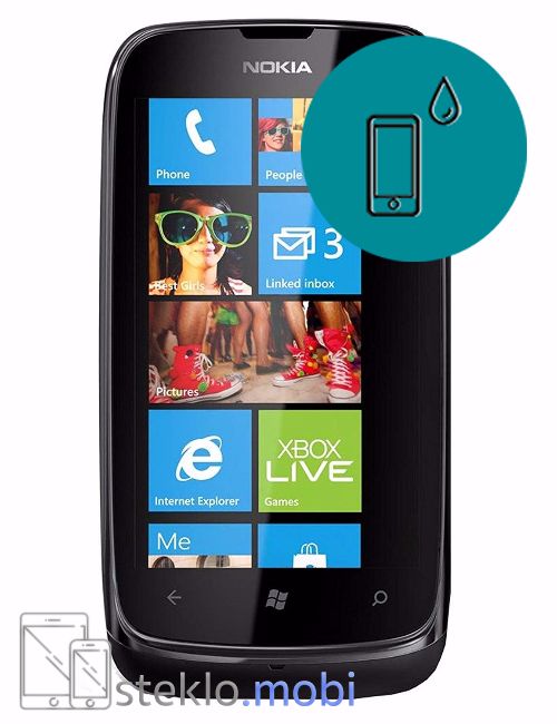 Nokia Lumia 610 Stik s tekočino