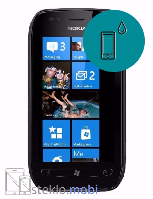 Nokia Lumia 710 Stik s tekočino