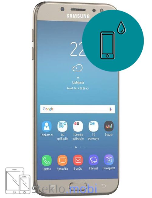 Samsung Galaxy J7 Stik s tekočino