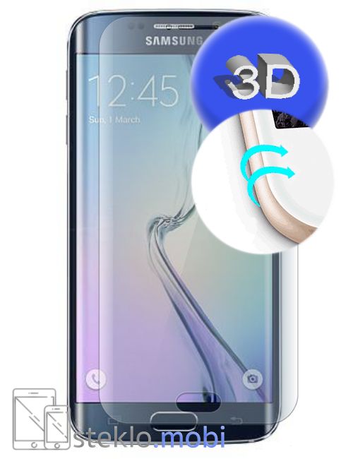 Samsung Galaxy S6 Edge Zaščitno steklo 3D