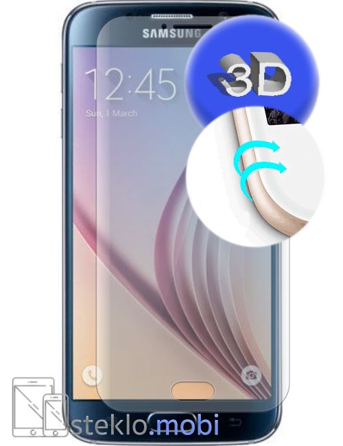 Samsung Galaxy S6 Zaščitno steklo 3D