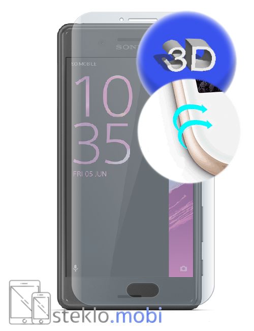 Sony Xperia X Zaščitno steklo 3D