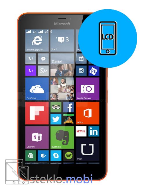 Nokia Lumia 640 Menjava ekrana