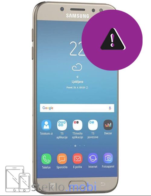 Samsung Galaxy J7 Odprava programskih napak