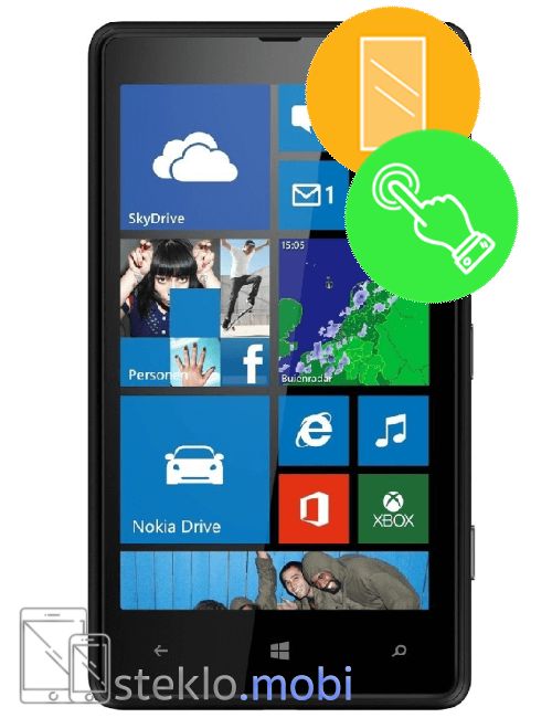 Nokia Lumia 820 Popravilo stekla in touch-a