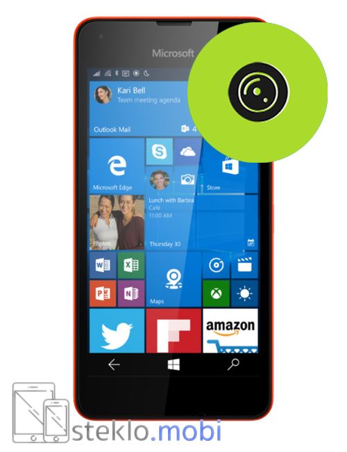 Nokia Microsoft Lumia 550 Popravilo stekla kamere