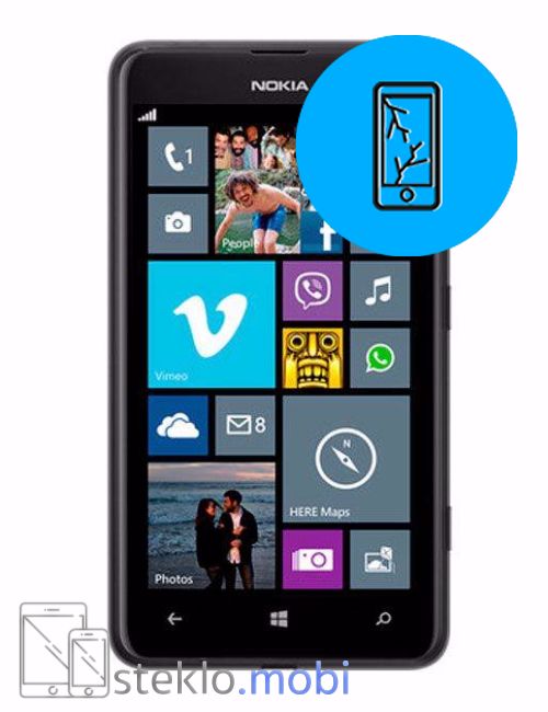 Nokia Lumia 620 Popravilo počenega stekla