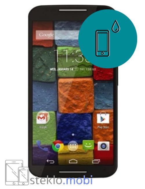 Motorola Moto X 2nd Gen Stik s tekočino