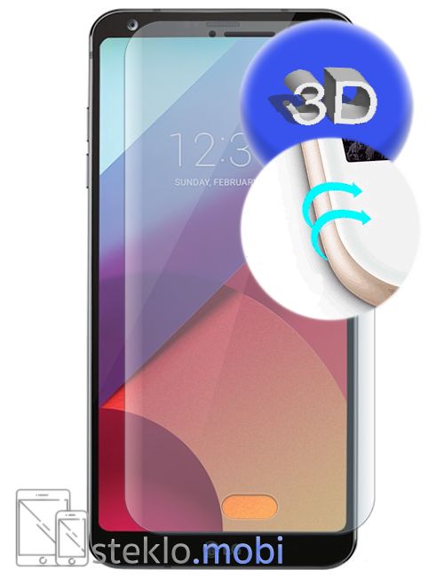 LG G6 Zaščitno steklo 3D